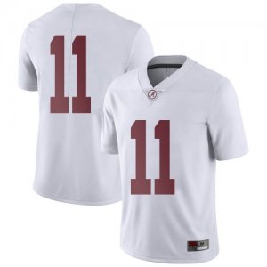 Men's Alabama Crimson Tide #11 Scooby Carter White Limited NCAA College Football Jersey 2403WDTD0